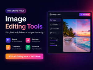 Free Image Editing Tools Online – Edit, Resize & Enhance Images Easily